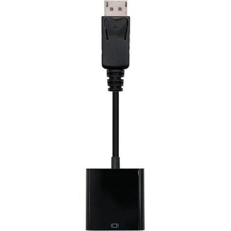 Adaptador DisplayPort a SVGA NANOCABLE 10.16.0602 Negro 15 cm (1/2)