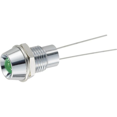 TRU COMPONENTS TC-R9-104L-12-G LED-Signalleuchte Grün    Wasserklare Linse  20 mA