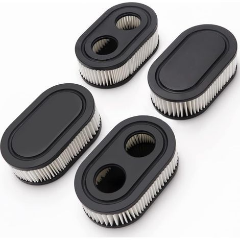 Juego de 4 filtros de aire para cortacésped, compatible con motores Briggs & Stratton 798452 593260 (1/5)