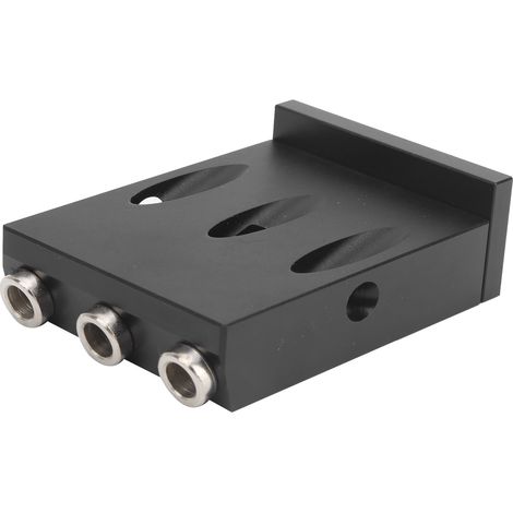 Gabarit de perçage oblique avec guide de positionnement et kit de perçage à angle de 15 degrés pour le travail du bois (1/5)