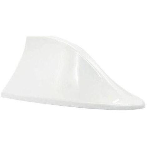 Antenne de Toit en Forme d'Aileron de Requin Blanche, Compatible FM/AM pour Voitures, SUV, Camions et Utilitaires (1/5)