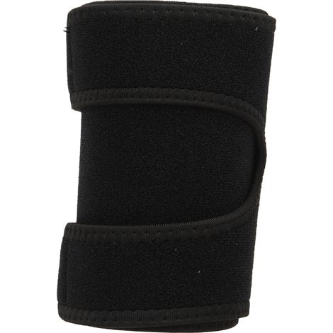 Coudière de compression ajustable, élastique et respirante pour le sport et le fitness, noire, pour hommes et femmes. (1/5)