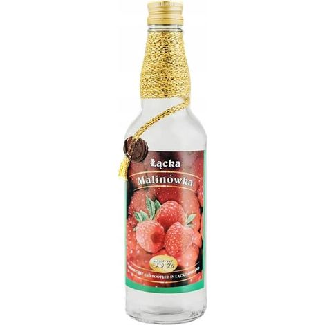 DEKORATIVE HIMBEERFLASCHE