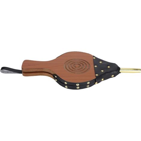 Ventilateur de Cheminée, Outils de Soufflet de Cheminée Manuels en Bois pour Le Camping en Plein Air BBQ Grill (1/5)