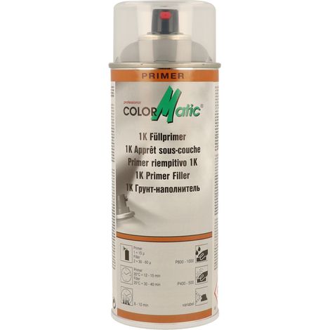 COLORMATIC - Apprêt sous-couche de remplissage gris téléviseur - aérosol de 400ml - 644719
