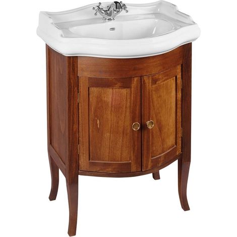 Sapho Retro - Waschtischschrank 60x80x45 cm, Buche 735140