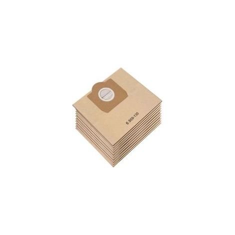 De 10 rechange Aspirateur pour Karcher 6.959-130.0, XU, WD3 WD3P MV3 Filtrants Papier, XU, WD3 Premium Accessoires Pièces Détachées - (1/4)