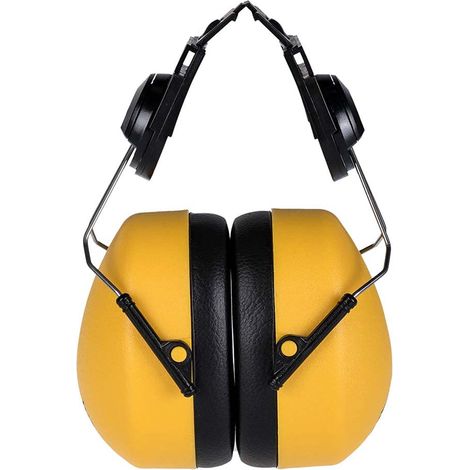 Portwest Clip-On PW42YER - Paraorecchie taglia unica, colore: Giallo (1/3)