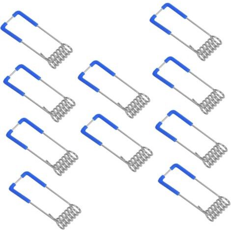 10 pièces Clips Ressort pour Spot Encastrable Accessoires Lumière Extérieure Fixation Facile pour Downlight et Néon LED Compatible Lampes de Plafond et Projecteurs (1/5)