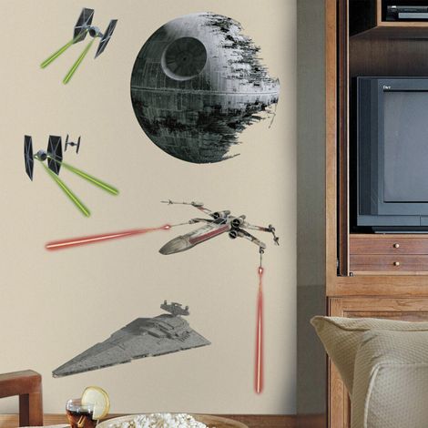 17 Stickers Vaisseaux Empire et Rebel Star Wars (1/3)