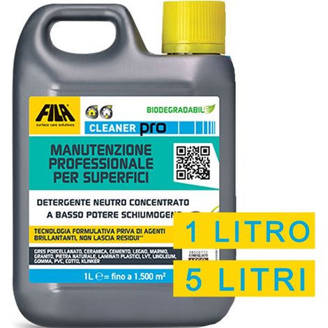 Fila Cleaner Pro Detergente Neutro Concentrato 1lt