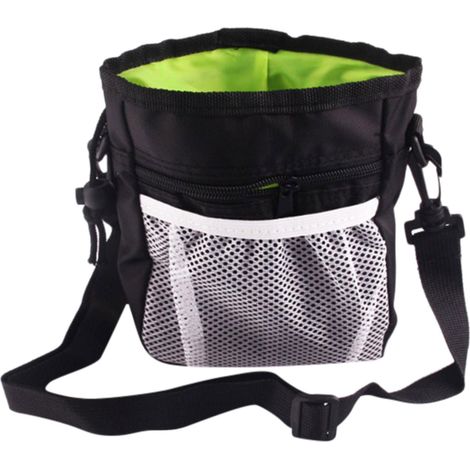Sac À Croquettes Pour Chien - Sac De Dressage Avec Sangle Réglable Taille Moyenne - Port Épaule Ceinture Ou Clip - Capacité Élevée - 1 Pièce (1/3)