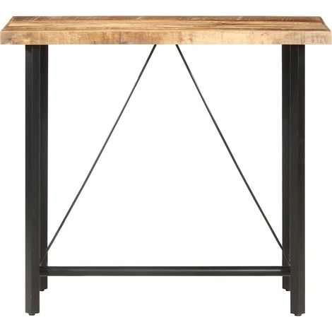 Maison Exclusive - Tavolo da Bar 120x58x107 cm in Legno Ruvido di Mango (1/5)