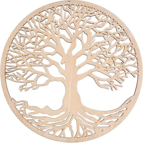 Wanddeko „Lebensbaum“ aus Holz – Wandbild „Lebensbaum“ – Housewarmi