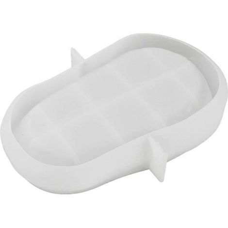 Moule ovale irrégulier pour palette, petit moule pour plateau de rangement de bibelots à la maison -- (1/5)