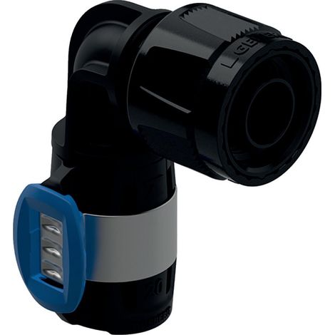 Coudes de transition Geberit FlowFit 90 degrés avec MasterFix, PPSU DN15 20 mm