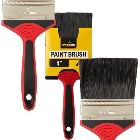 Pennello inglese per dipingere pareti in legno, ampio, grande, 10 cm