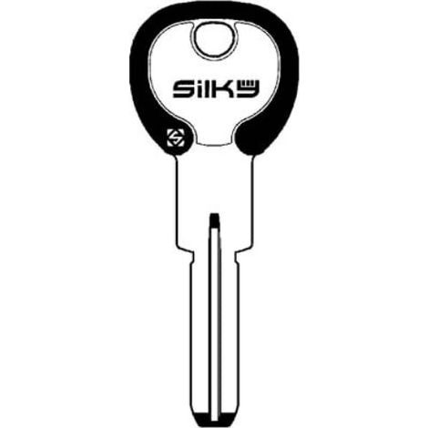 Chiave Punzonata Agb AGB5DZ Silky Silca Ottone Nichelato 5 Pezzi