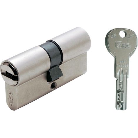 CILINDRO R6 PLUS DOPPIO PROFILO ISEO CHIAVE PIATTA A 6 SPINE MM.40-60 82R609C5