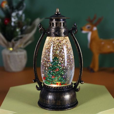 Lampe À Huile Manuel - Boule De Cristal Lumineuse - Lampe De Nuit Pour Décoration Intérieure - Bureau Chambre Salon - 1 Pièce (1/3)
