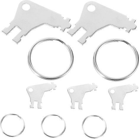 Distributeur automatique de savon pour les mains et de papier toilette avec clé (5 pièces) (1/5)