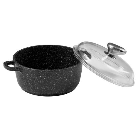 Faitout PREMIUM Fonte d'Aluminium avec Couvercle en Verre - Pradel (1/2)
