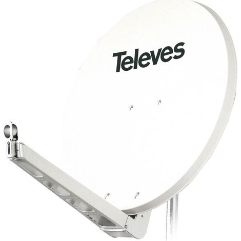 Antena parabólica OFF-SET aluminio disco 850 blanco (1/3)