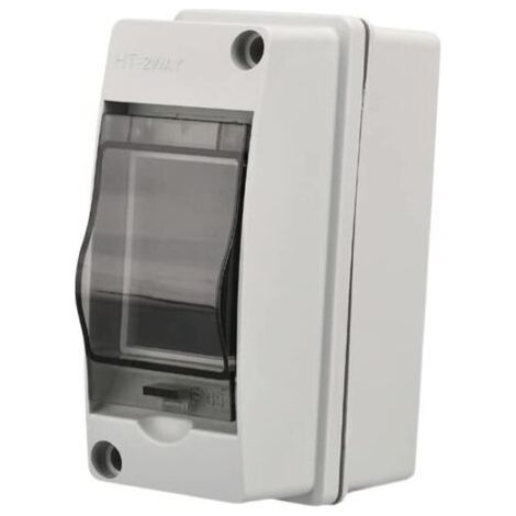 Coffret Electrique Etanche Exterieur IP65, 2 Modules, ABS de Surface en Plastique, Boite de Boitier Etanche Electrique Exterieur, Armoire de Contrôle, Coffret Modulaire Boitier de Jon (1/5)