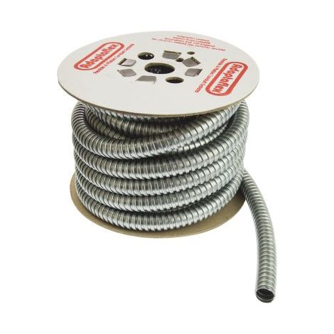 ABB – Conduit flexible en acier galvanisé 25mm – Longueur 10m – Indice IP40 pour installations électriques – Usage en espaces confinés (1/2)