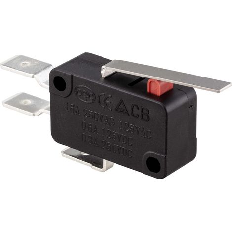 TRU COMPONENTS TC-9122120 Mikroschalter 250 V/AC 16 A 1 x Ein/(Ein) tastend 1 St. (1/3)