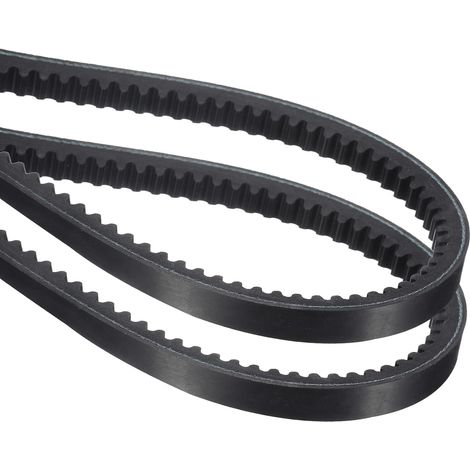 2pcs AX44 Courroie Trapézoïdale EPDM Largeur 13mm Hauteur 8mm  Courroie d'Entraînement Industrielle Crantée Bord Brut Circonférence Extérieure 1168mm pour Système Transmission (1/5)