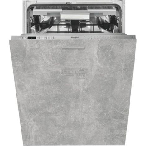 Façade pour lave-vaisselle tout intégrable Bellissi Beton Naturel L 45 cm - Porte avec poignée apparente Grey (1/5)