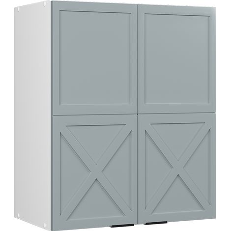 Pensile da cucina Fame-Line, Blu-grigio chiaro, 60 cm, Vicco