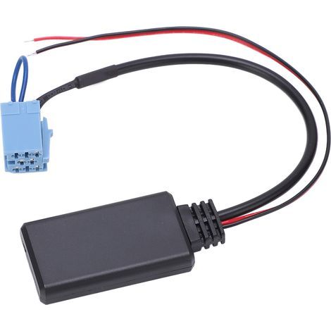 Module d'entrée Bluetooth AUX pour voiture, 8 broches, MINI ISO, remplacement sans fil pour Radio Smart Fortwo 450 (1/5)