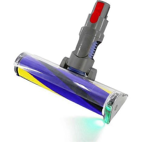 Accesorio de aspiradora con detector de polvo para V15 V11 V10 V8 V7, cepillo de rodillo suave para suelos de madera con lentes ópticas (SZRH) (1/4)