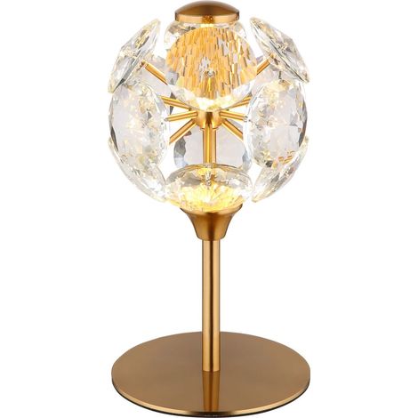 Globo - lámpara de mesa - VIRINA - dorado - vidrio - Ø 15cm - LED (1/3)