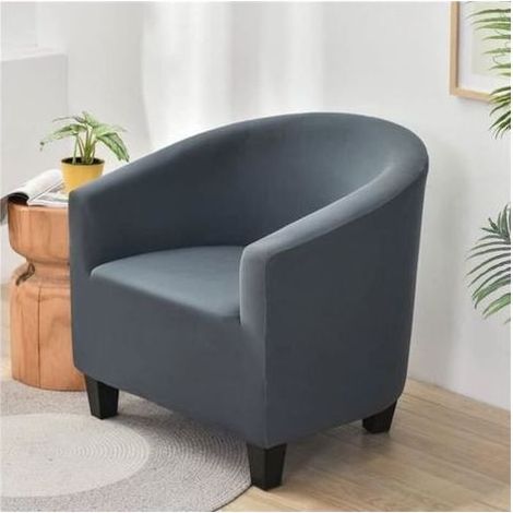 pair FAUTEUIL de Fauteuil Cabriolet Chesterfield Extensibleélégant Couleur Unie de Fauteuil AntidérapantTub Chair Ho 443 (1/4)