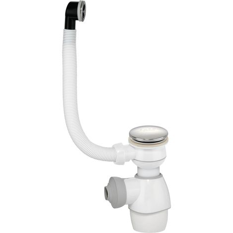 Kit Bonde Siphon Lavabo Tout-En-Un Ø32 mm avec Trop-Plein (1/4)