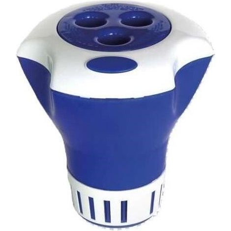 Flotteur doseur mesureur - BSI - Pour galets 20 a 200g - Mesure la température de l'eau - Pour piscines de petite a grande tail (1/5)