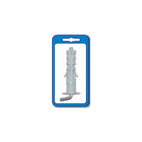 MASIDEF - 3 TASSELLI NYLON PROLUNGATI GANCIO CORTO - 12X60 MM