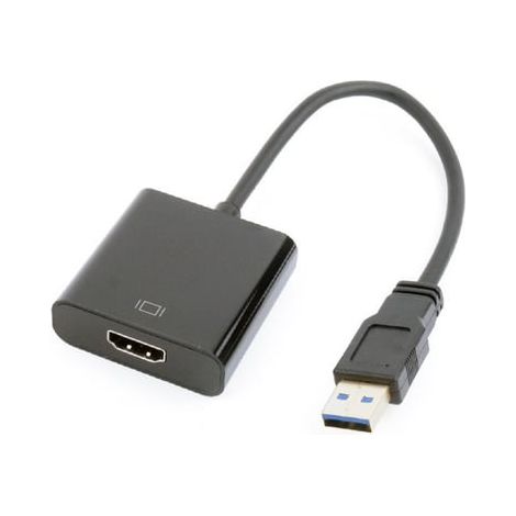 Adattatore Display USB-GEMBIRD con Porta HDMI (A-USB3-HDMI-02) per Connessione Facile e Veloce