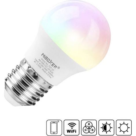 Mini ampoule E27 LED 4W, RGB+CCT (2.4G) , RGB + Dual White