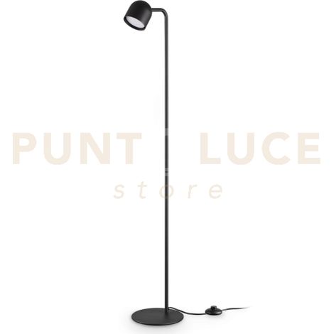 DODO LAMPADA DA TERRA NERA 1 LUCE ATTACCO GX53 LAMPADINA INCLUSA ORIENTABILE
