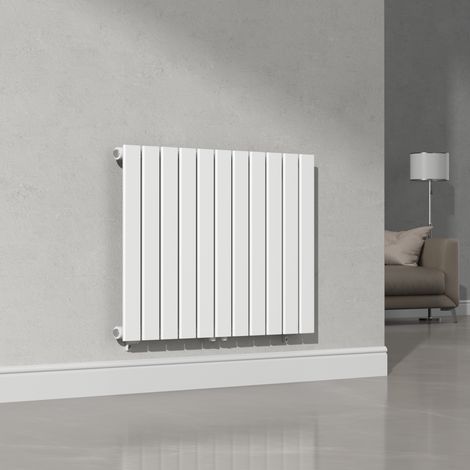 Radiador de panel Nore de Diseño monocapa plano acero 60x80 cm - Blanco  [neu.haus] (1/5)