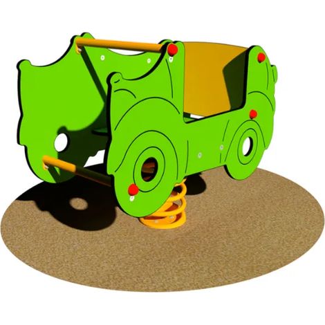 Gioco a molla Green Car 1020 HPL H50cm EN 1176 inclusivo per bambini 2-8 anni