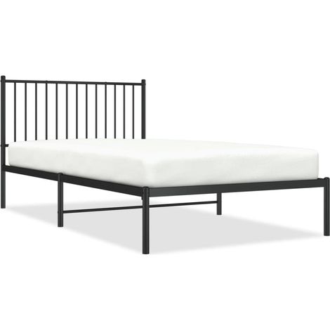 Maison Exclusive - Estructura cama sin colchón con cabecero metal (1/5)