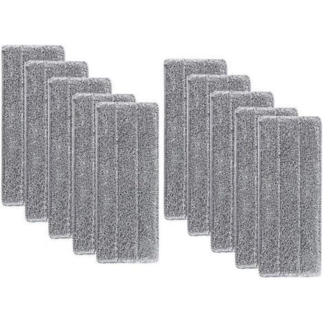 Pack of 10 replacement wipes for washable broom – Double-sided mops (1/5)