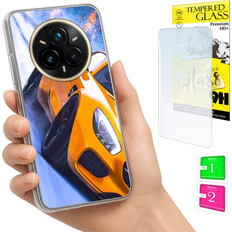 Schutzhülle für Realme 14 Pro+ 5G / 14 Pro Plus 5G: Rückseite + 9H-Glas (1/5)