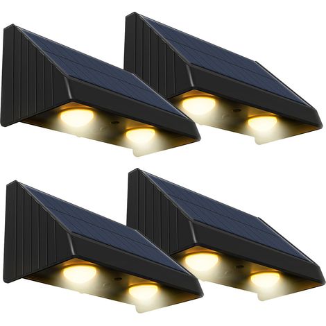 Solar Wandlampen 4er Set KYLA h6cm