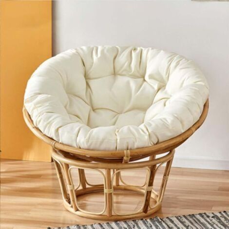 Hängesesselkissen – Gemütliches Nest-Design – Rund und dick – Radar-Eiersessel, mit folgenden Eigenschaften: Stuhl, Tisch, 80 cm, Zubehör, Kissen (1/5)